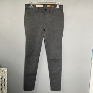 Pilcro And The Letterpress Serif Ponte Size 28 gray leggings pants dark academia